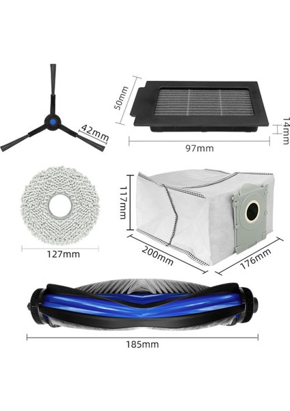 Ecovacs T50PRO Robot Vakum Süpürge Aksesuarları Vakum Süpürge Parçaları Vakum Süpürge Yedek Kiti (Yurt Dışından) indirimleri