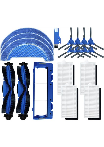 Conga 1090 1790 Titanyum Ultra Vakum Süpürge Ana Yan Fırça Filtresi Mop Fırçası Kapak Parçaları Aksesuar Kiti (Yurt Dışından)