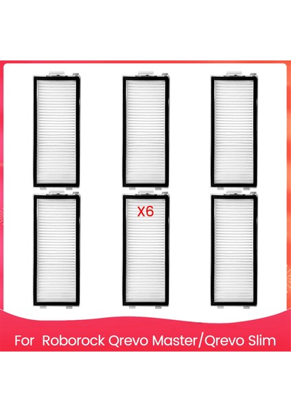 Roborock Qrevo Master/qrevo Slim Robot Vakum Süpürge, Yıkanabilir Filtre Yedek Parçaları Için Hepa Filtresi (Yurt Dışından)