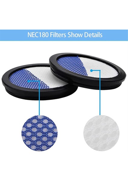 4pcs Eureka NEC180 NEC280TL NEC380 NEC480 NEC185 NEC186 NEC190 Vakum Süpürge Parçaları (Yurt Dışından) fiyatları