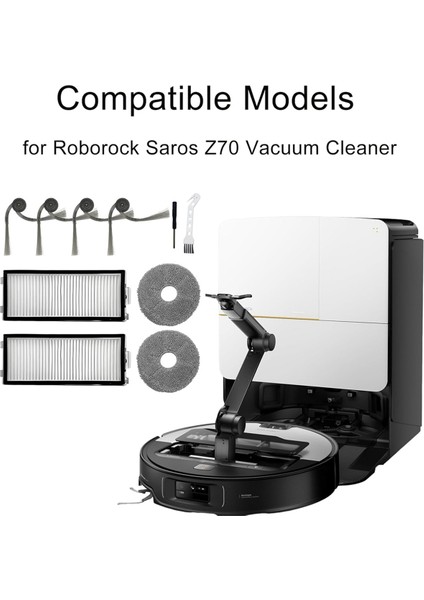 Roborock Saros Z70 / G30 Uzay Robot Süpürge Ataşmanları Için 10 Adet (Yurt Dışından) modelleri