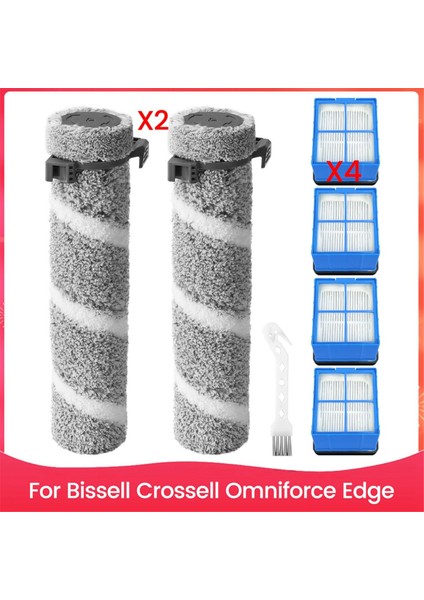 3930F 3933 3930 Fırça Rulo Filtre Değiştirme Bissell Crosswave Için Set Omniforce Kenar Sert Zemin Temizleyici Islak Kuru Vakum (Yurt Dışından)