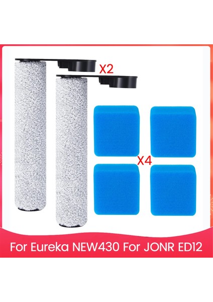 Jonr ED12 Için Eureka NEW430 Için Sünger Fırça Rulo Seti (Yurt Dışından)