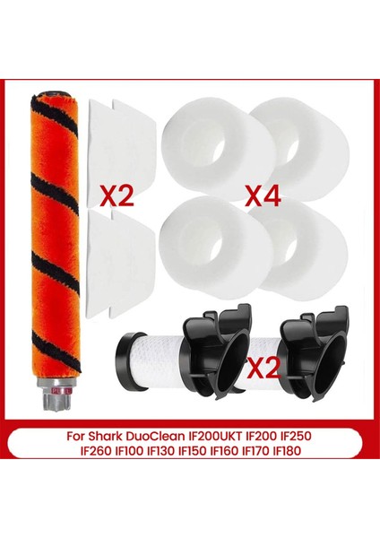 Ana Fırça Köpekbalığı Duoclean Için Hepa Filtre Kiti IF200UKT IF200 IF200 IF260 IF260 IF130 IF130 IF160 IF160 IF170 Vakum Parçaları (Yurt Dışından)