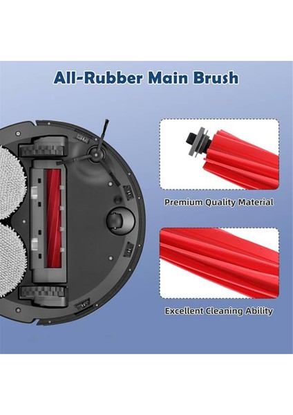 Roborock Qrevo Için Yedek Parçalar Maxv/qrevo S/qrevo Pro Robot Vakum Süpürge Ana Yan Fırça Filtresi Papa Toz Çanta (Yurt Dışından) modelleri