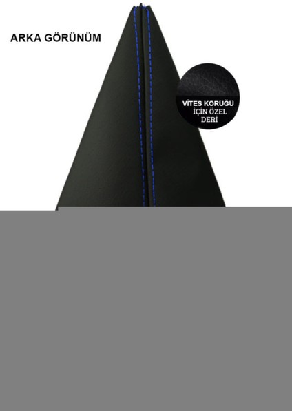 Volkswagen Golf Siyah Deri Özel Yeni Tasarım Mavi Spor Dikiş Vites Körüğü fiyatları