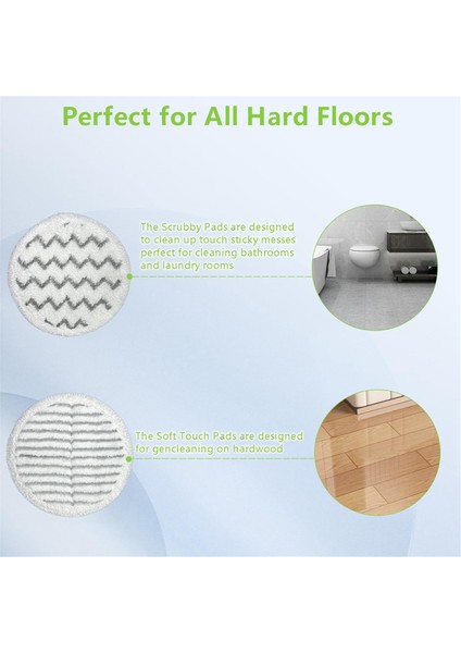 Köpekbalığı Için 4pcs S7000AMZ S7001 S6002EU T2 Serisi Mop Yedek Ped Köpekbalığı Sert Zemin Temizleme Kiti (Yurt Dışından) modelleri