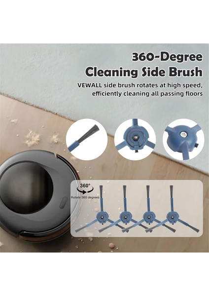 Eufy Omni C20 Robot Vakum Yedek Parçalar Için Aksesuarlar Ana Yan Fırça Hepa Filtre Mop Bez Toz Torbası (Yurt Dışından) modelleri