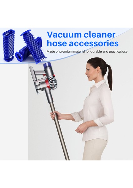 Dyson V6 V7 V8 V10 V11 Için 3'lü Tambur Emiş Mavi Hortum Bağlantı Parçaları (Yurt Dışından) fırsatları