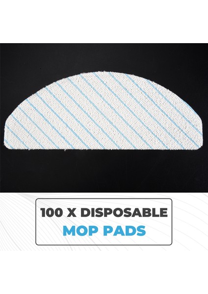 Ecovacs T9 T9+ T8 T8+ T8 Aıvı N8 N8 Pro Robot Için 100 Adet Mop Pedleri (Yurt Dışından) indirimleri