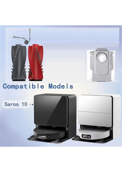 16PCS Roborock Saros Için Değiştirme Kiti 10 / G30 Robot Vakum Süpürge Ana Yan Fırça Toz Torbaları (Yurt Dışından) indirimleri