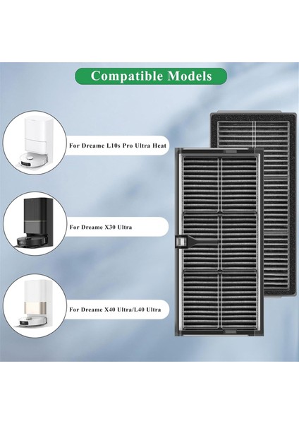 Dream X40 Ultra/ L10S Pro Ultra Isı/ X30 Ultra/ L10S Ultra Gen 2/ L40 Ultra Vakum Hepa Filtreleri (Yurt Dışından) fırsatları