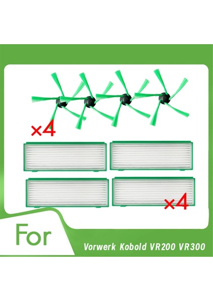 Yan Fırça Vorwerk Kobold VR200 VR300 Vakum Temizleyici Aksesuarları Ultra Dayanıklı Aksesuarlar Için (Yurt Dışından)