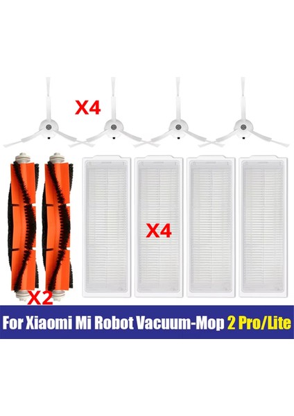 Xiaomi Robot 2 Pro Lite Hepa Filtresi Ana Yan Fırça Mijia Vakum Süpürge Aksesuarları (Yurt Dışından)