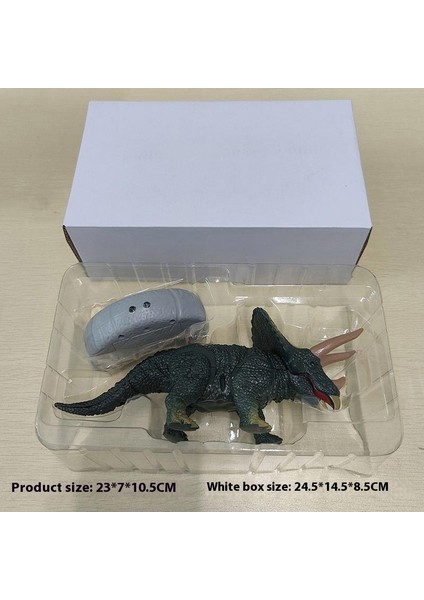 Yenilikçi Uzaktan Kumandalı Tyrannosaurus Rex Elektrikli Triceratops Dinozor Oyuncakları (Yurt Dışından)
