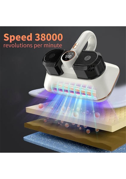 Uv-C Işığı ve 13KPA Emme ile Kablosuz Yatak Elektrikli Süpürge, Toz ve Evcil Hayvan Saçları Için El Vakumu (Yurt Dışından) fiyatları