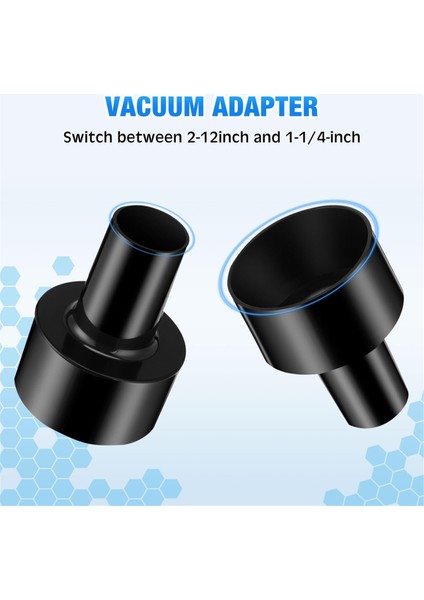 5pcs WS25011A 2-1/2-Inç Ila 1-1/4 Inç Evrensel Vakum Hortum Adaptörleri Kuru Islak Vakum Adaptörü, Vakum Süpürge Adaptörü (Yurt Dışından) fırsatları