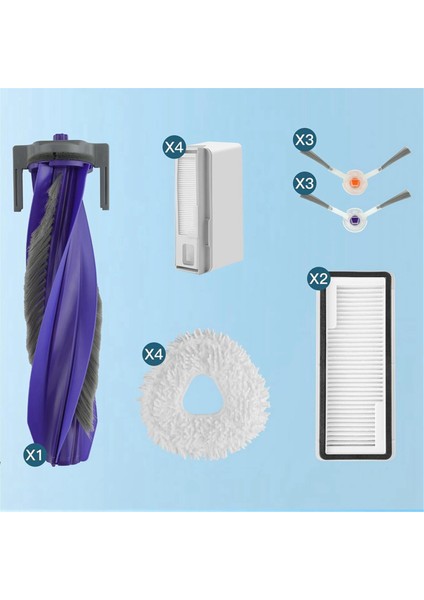 Narwal Freo x Ultra Robot Vakum Süpürücü Ana Yan Fırça Hepa Filtreleri Paspas Padleri Toz Çanta (Yurt Dışından) fiyatları