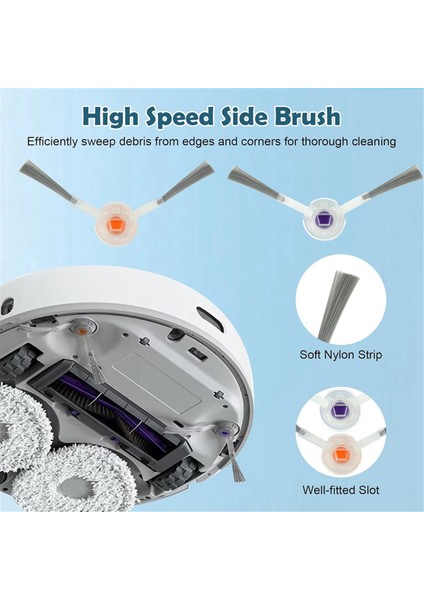 Narwal Freo x Ultra Robot Vakum Süpürücü Ana Yan Fırça Hepa Filtreleri Paspas Padleri Toz Çanta (Yurt Dışından) modelleri