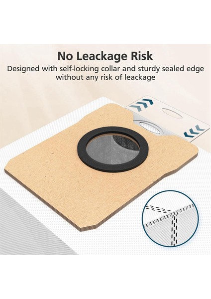 Eufy Omni C20 Robot Vakum, Büyük Kapasiteli Değiştirme Torbaları Için 12 Pcs Toz Torbaları (Yurt Dışından) fırsatları