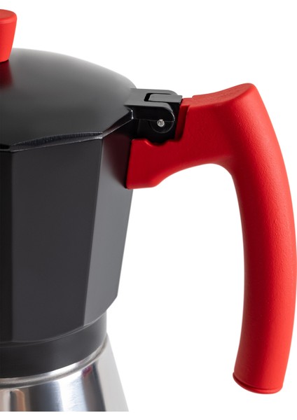 Carla Moka Pot - Siyah - 450 ml