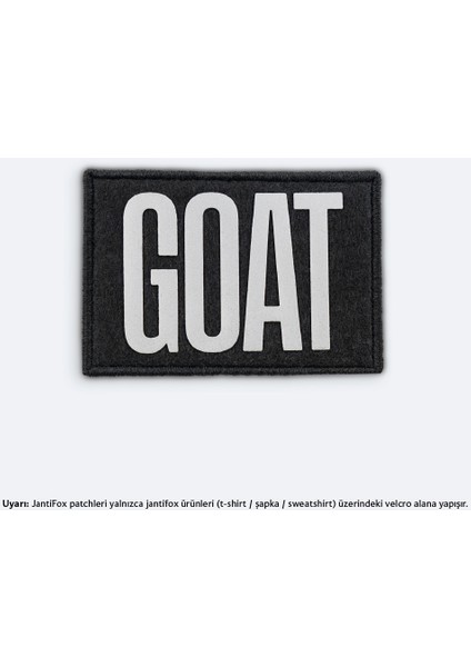 Goat Mesajlı Cırtlı Yama-Patch Sticker