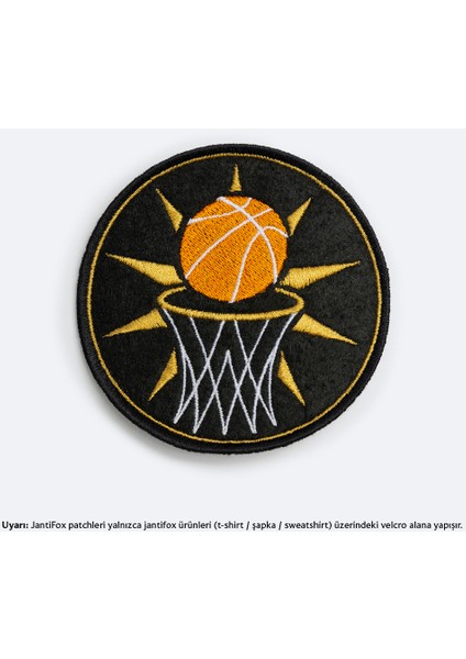 Basket Potası Dokuma Cırtlı Yama-Patch Sticker