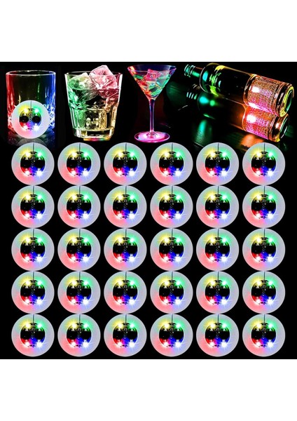 Işıklı Yapışkanlı Bardak Altı Aparatı Ledli 3 Modlu modelleri