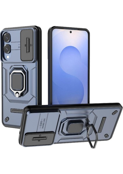 Samsung Galaxy S25 Edge 5g Için Tpu Plus Pc Kayar Telefon Kılıfı (Yurt Dışından)