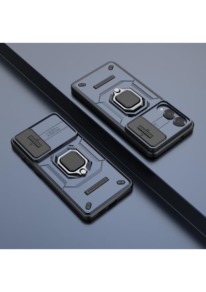 Samsung Galaxy S25 Edge 5g Için Tpu Plus Pc Kayar Telefon Kılıfı (Yurt Dışından) fiyatları