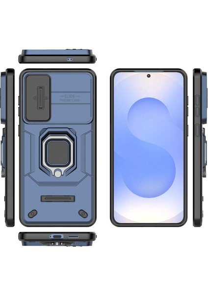 Samsung Galaxy S25 Edge 5g Için Tpu Plus Pc Kayar Telefon Kılıfı (Yurt Dışından) modelleri