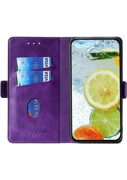 Samsung Galaxy S25 5g Için Kontrast Renkli Pu Kılıf (Yurt Dışından) modelleri