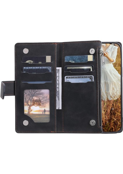 Samsung Galaxy S25 Fe 5g Için Doku Fermuarlı Pu Kılıf (Yurt Dışından) fırsatları