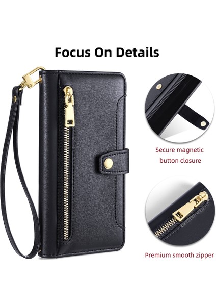 Samsung Galaxy S25 Ultra 5g Için Fermuarlı Cüzdan Kılıfı (Yurt Dışından) fiyatları