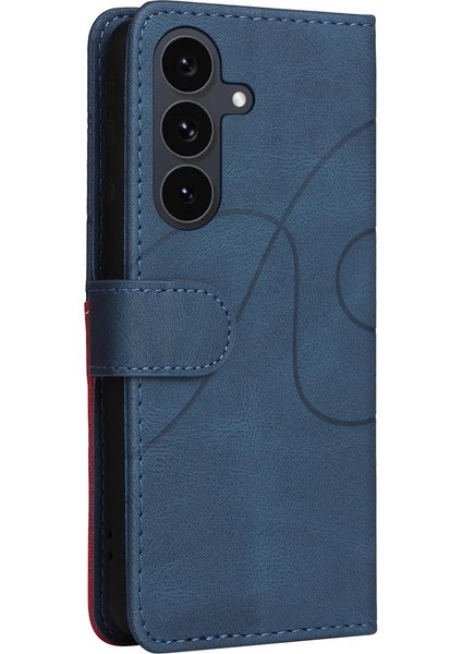 Samsung Galaxy S25 Fe 5g Için Çift Renkli Deri Kılıf (Yurt Dışından) modelleri
