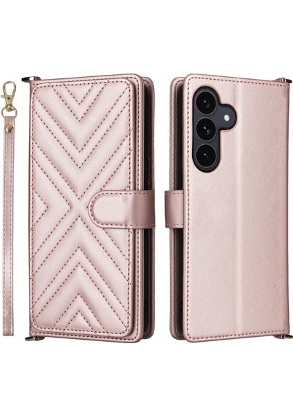 Samsung Galaxy S25 Fe 5g Için 6 Kart Yuvalı Kılıf (Yurt Dışından)