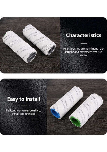 Karcher Fc7 Fc5 Fc3 FC3D Zemin Temizleyici Için 8 Parça Silindir Seti (Yurt Dışından) modelleri