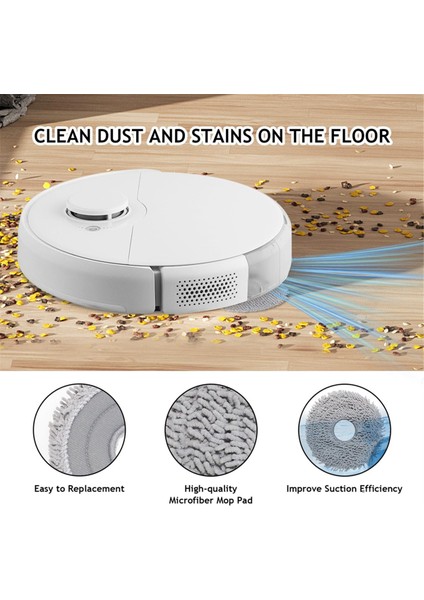 Dreame/xiaomi X10+ Robot Süpürge Için 10'lu Yıkanabilir Paspas Paketi (Yurt Dışından) fırsatları