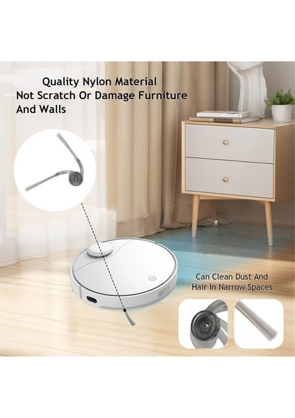 Dreame/xiaomi X10+ Robot Süpürge Için 10'lu Yıkanabilir Paspas Paketi (Yurt Dışından) indirimleri