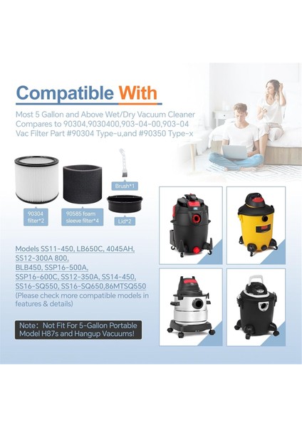 Shopvac Elektrikli Süpürge Için Filtre Değişimi 90304,90585 Köpük Kovanı (Yurt Dışından) fırsatları