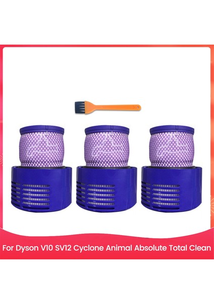 3pcs Dyson V10 Için Filtre V10 SV12 Siklon Hayvan Mutlak Total Temiz Vakum Süpürgeleri Aksesuarlar Yedek Parçalar (Yurt Dışından)