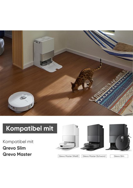 Roborock Q Revo Master Ana Yan Fırçalar Hepa Filtreleri Mop Bez Tuz Torbaları Robot Vakum Süpürge Parçaları (Yurt Dışından) fırsatları