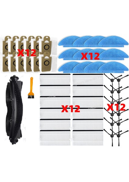 Everybot Q3 Plus / Q3, Tesla AI300 Plus Süpürge Aksesuarları (Yurt Dışından)