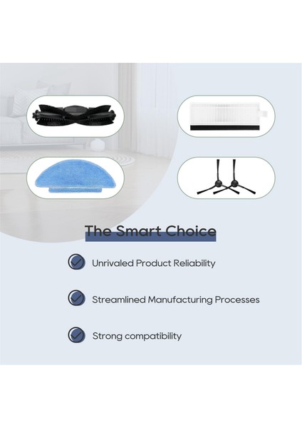 Everybot Q3 Plus / Q3, Tesla AI300 Plus Süpürge Aksesuarları (Yurt Dışından) indirimleri