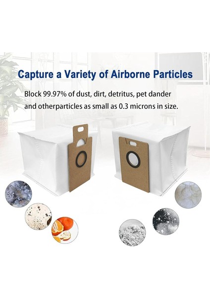 Topo RV30 Max Plus / RV20 Max Plus Vakum Süpürge, Yedek Aksesuarlar Için Yedek Toz Torbaları (Yurt Dışından) modelleri