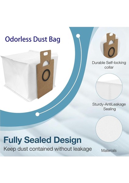 Topo RV30 Max Plus / RV20 Max Plus Vakum Süpürge, Yedek Aksesuarlar Için Yedek Toz Torbaları (Yurt Dışından) fırsatları