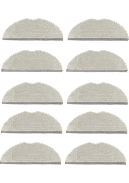 Dreame Mova S10/TROUVER S10 Elektrikli Süpürge Için Paspas Bezi Pedleri 10 Adet (Yurt Dışından)