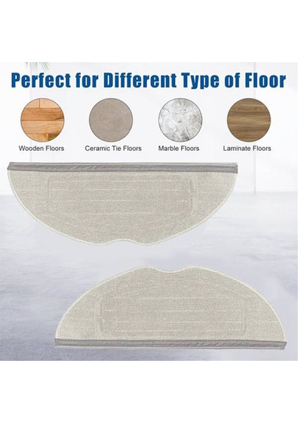 Dreame Mova S10/TROUVER S10 Elektrikli Süpürge Için Paspas Bezi Pedleri 10 Adet (Yurt Dışından) indirimleri