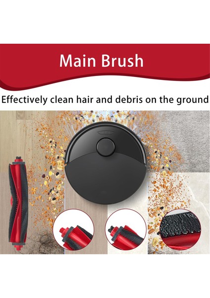 Roborock Q10 S5/Q10 S5+/Q10 X5/Q10 X5+ Robot Ana Fırça Filtreleri Için (Yurt Dışından) modelleri