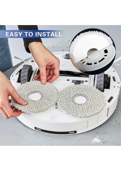 Dreame/xiaomi X10+ Robot Süpürge Için 10'lu Yıkanabilir Paspas Paketi (Yurt Dışından) indirimleri